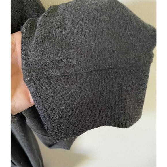 Greg Norman Quarter Zip Hooded Lux Fleece Shirt Gray Size Medium NEW - Picture 3 of 8